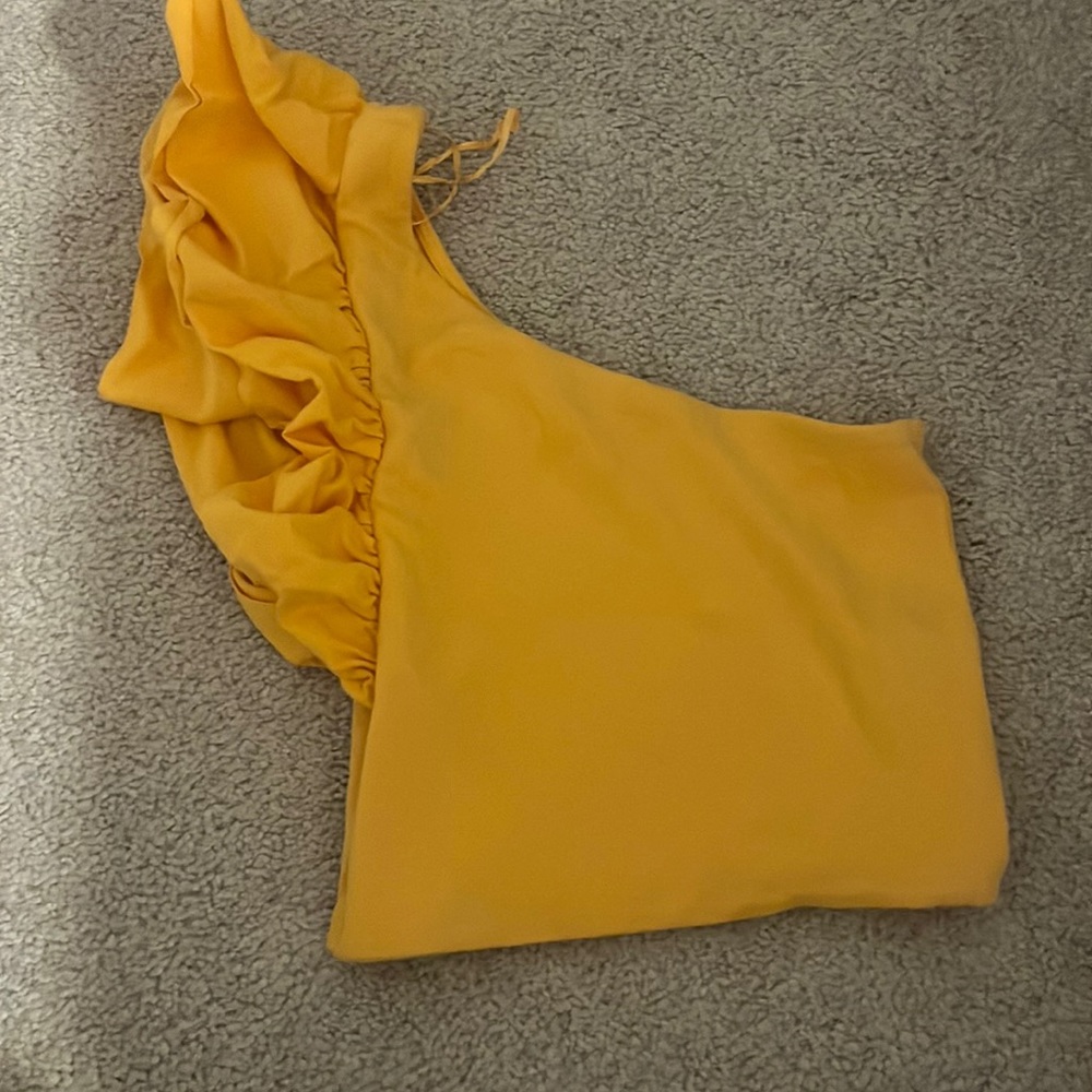 Zara orange top